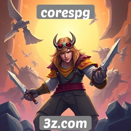 Explore a biblioteca de jogos gratuitos no corespg