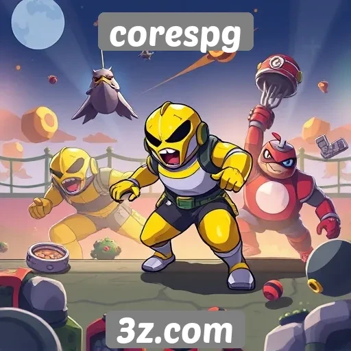 Exploração das categorias de jogos disponíveis no Corespg